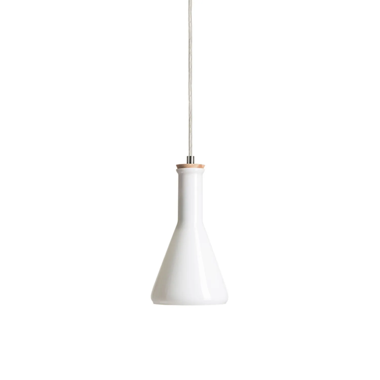 Rendl Pulire Con pendul retro E14 sticla opal-lemn