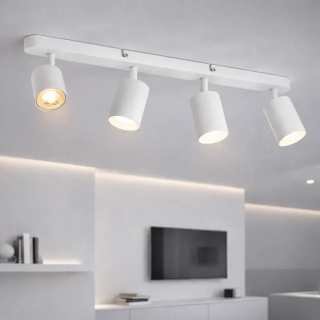 Alessandro Design Joom spot tavan liniar 4xGU10 alb reglabil