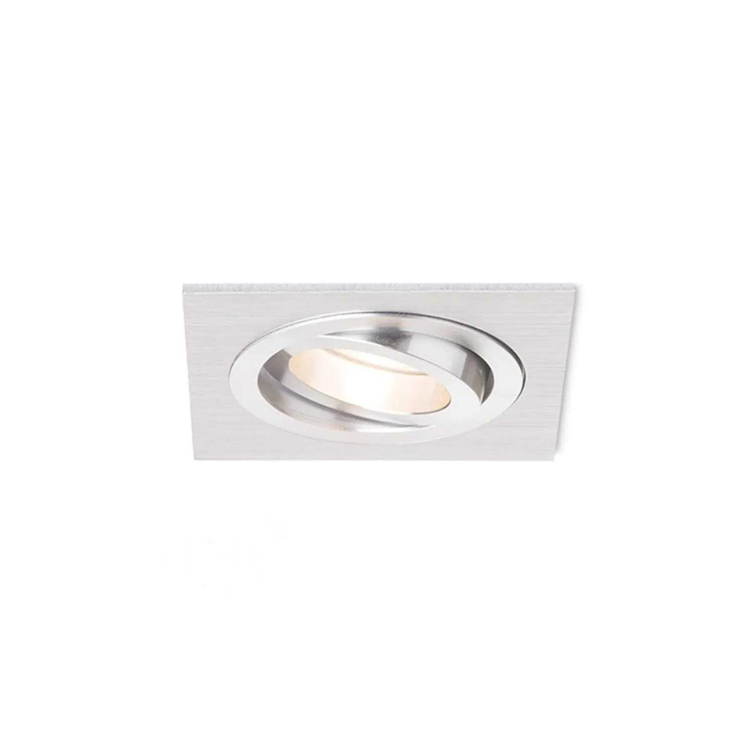 rendl light studio PASADENA GU10 SQ I spot incastrat aluminiu periat