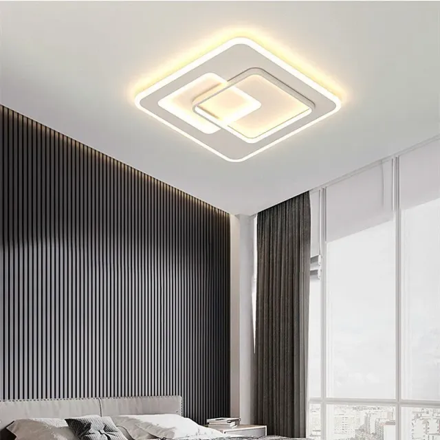 Alessandro Design Nolux 34W lustra LED alba cu telecomanda