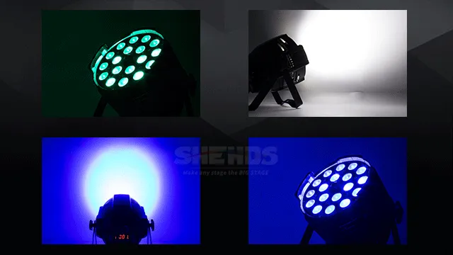 Shehds Zoom 18x18W RGBWA+UV proiector par
