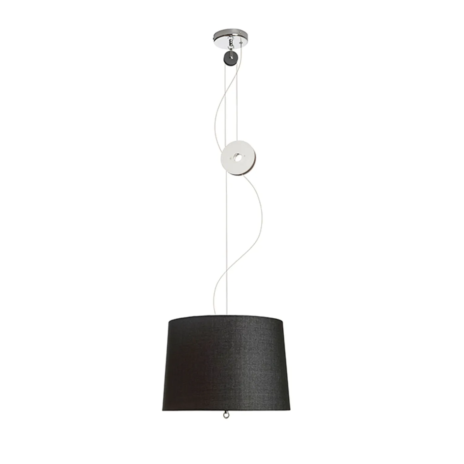 Rendl Light Studio Levita pendul textil alb crom reglabil
