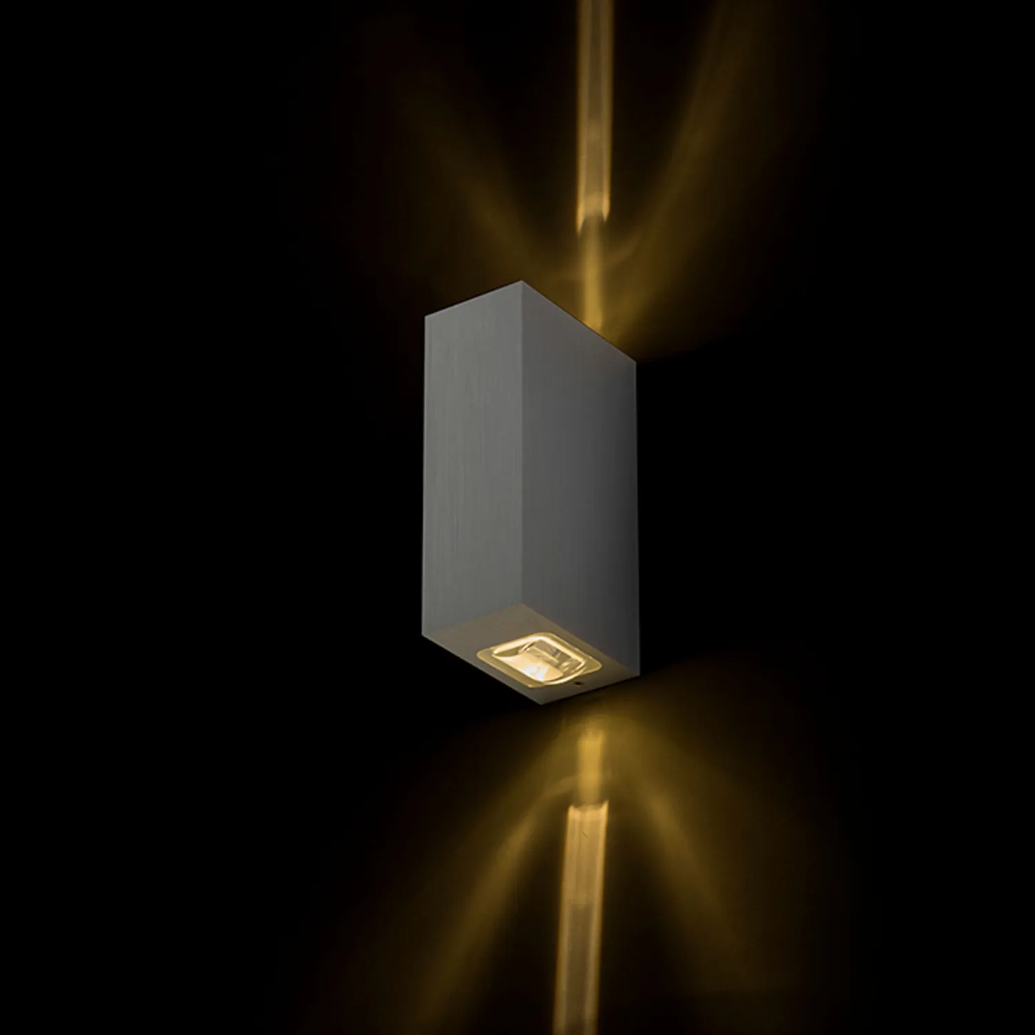 Rendl Light Studio Nick aplica perete LED aluminiu periat exterior