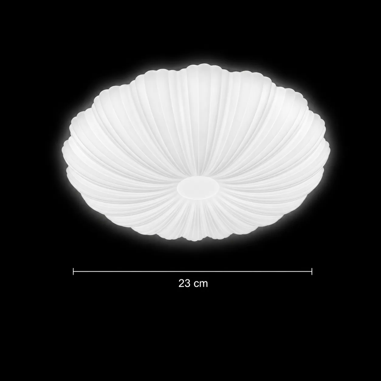 Alessandro Design Margareta plafoniera LED 23cm 22W alba