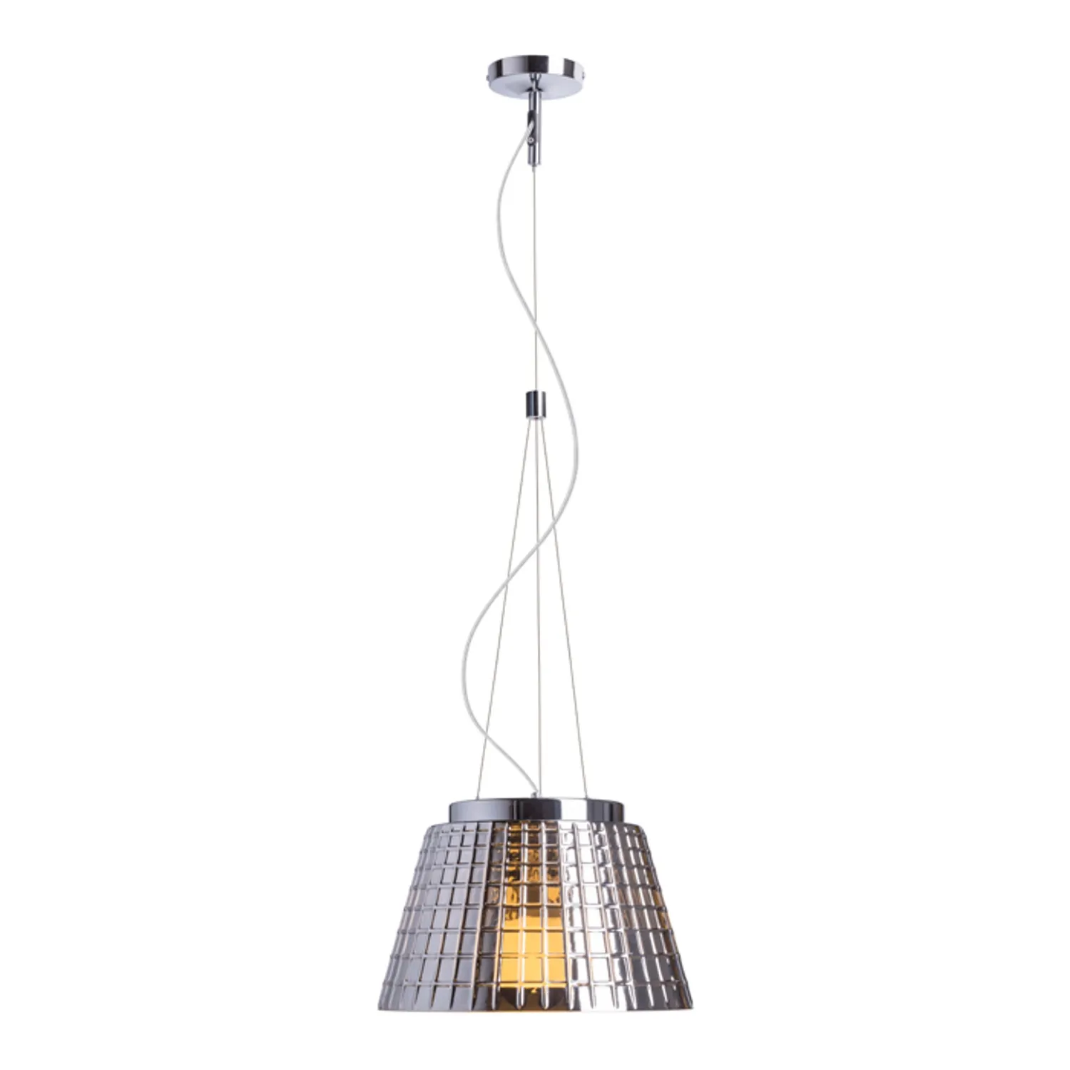 Rendl Light Studio Corona pendul sticla cromata