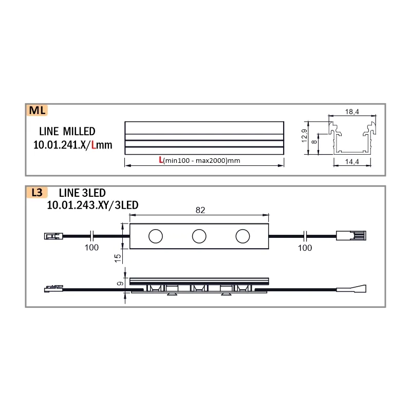 Furnika Line sistem LED frezat incastrat