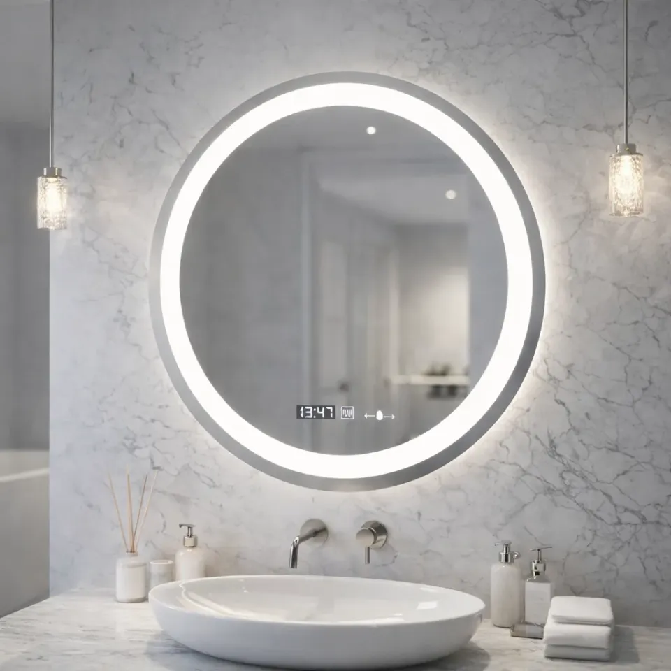Alessandro Design Marcello oglinda LED rotunda 60cm cu dezaburire