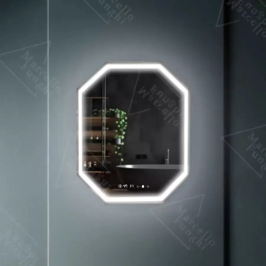 Alessandro Design Ralya MotionGlow oglinda LED 60x80cm poligonala
