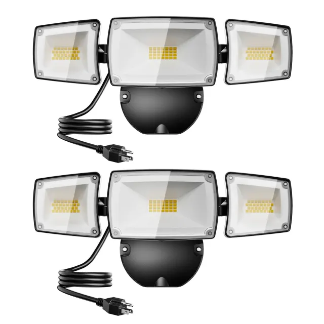 Ustellar lampă securitate LED 55W 5500lm 2 buc cu priză