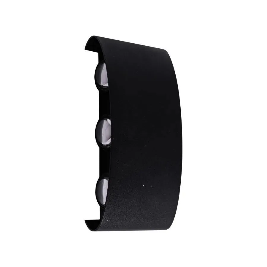 Alessandro Design Fantas 6x1W aplica LED exterior negru IP65