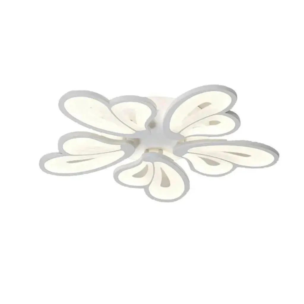 Alessandro Design Blossom 95W lustră LED albă 5 petale dimabilă