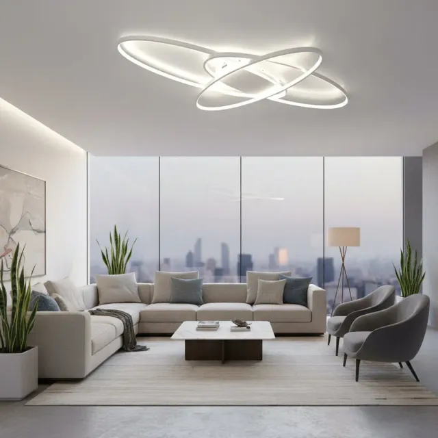 Alessandro Design COSMEE lustră LED albă 3 petale 84W dimabilă