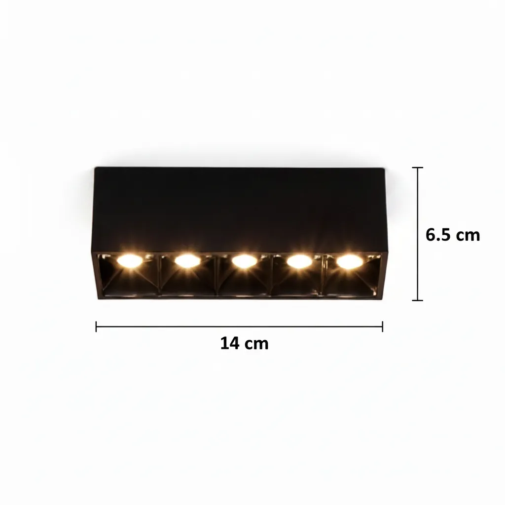 Alessandro Design Grid proiector LED 8W 4000K 5 surse