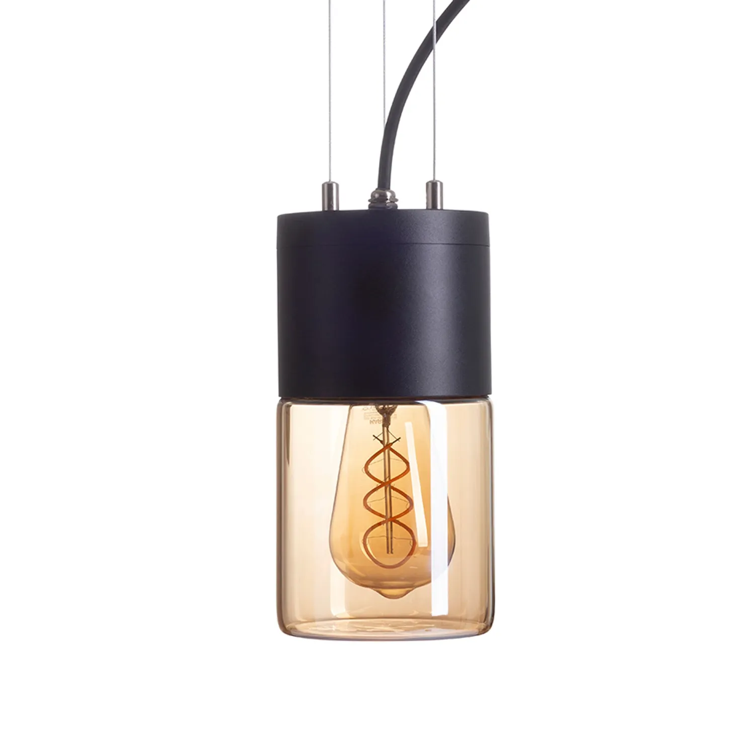 Rendl Light Studio Quinn pendul exterior E27 sticla chihlimbar