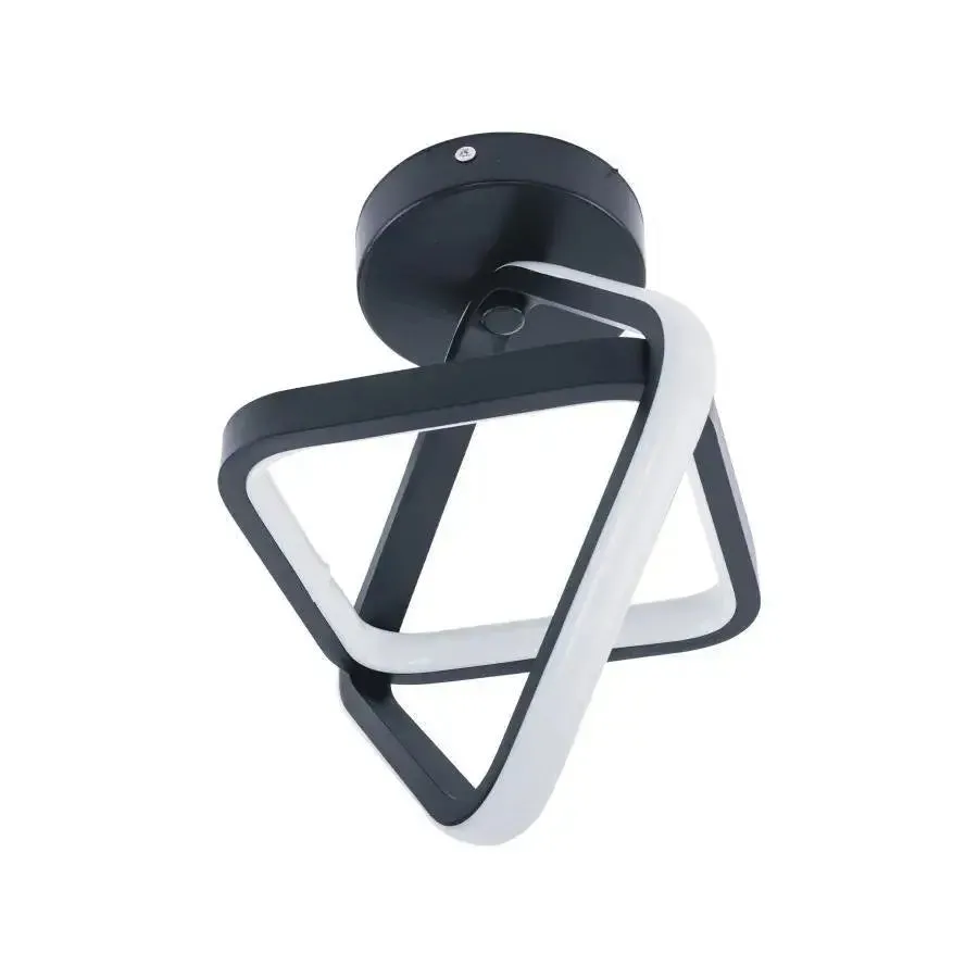 Alessandro Design Vertex Cubus lustră LED 13W neagră