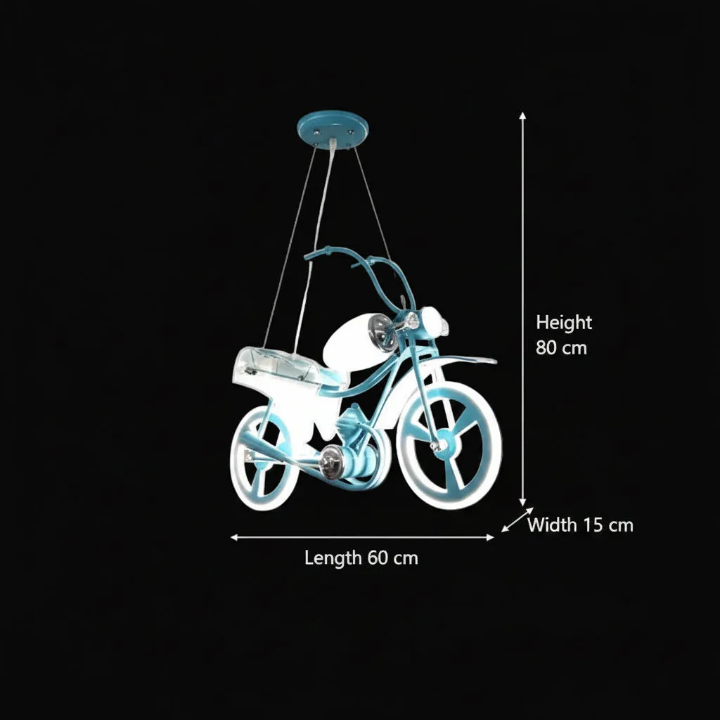 Alessandro Design MOTO 40W lustra LED copii motocicleta