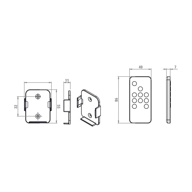 Furnika RF203 dimmer telecomandă LED RF