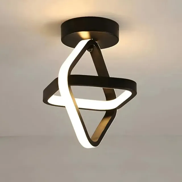 Alessandro Design Vertex Cubus lustră LED 13W neagră