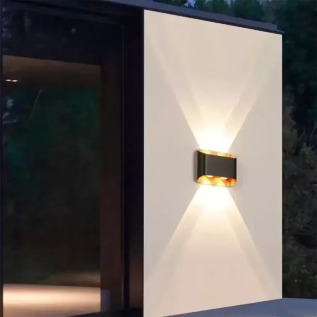 Alessandro Design Ellis 4W aplica LED exterior negru-auriu