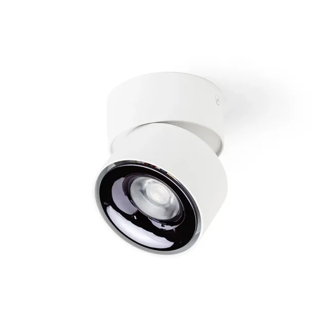 Rendl Albano spot LED aplicat alb cilindric exterior