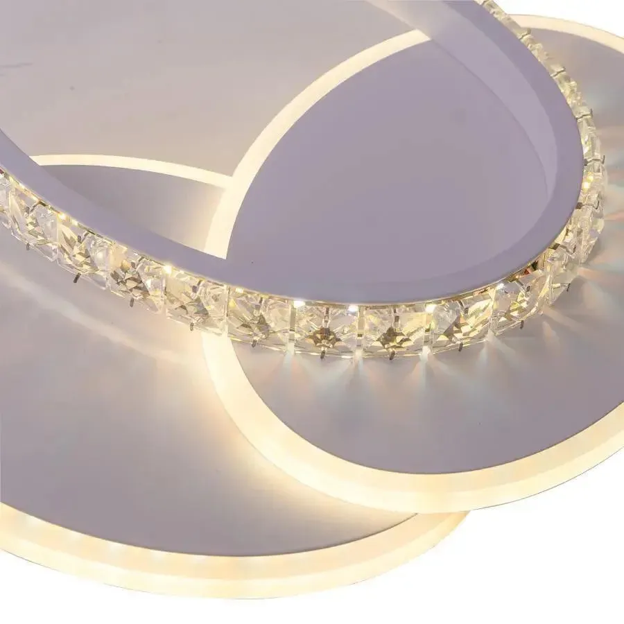 Alessandro Design HOLLANCE lustra LED 24W alba 3 elemente