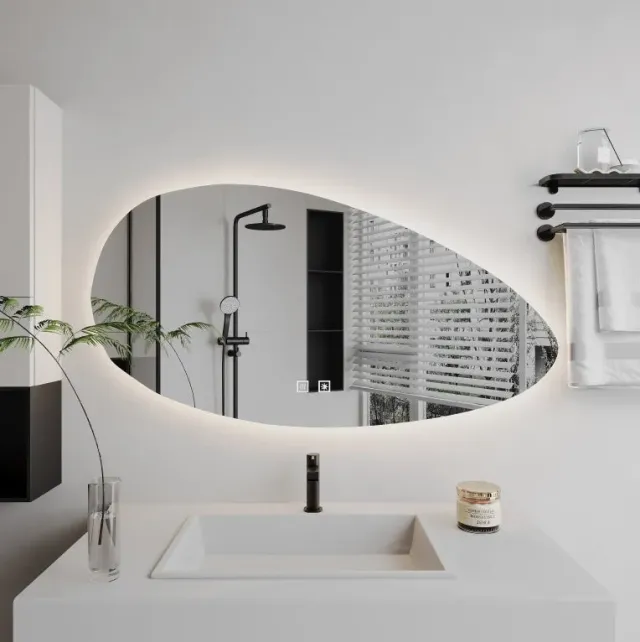 Alessandro Design Basic Touch Z012 oglinda LED ovala 80x50cm