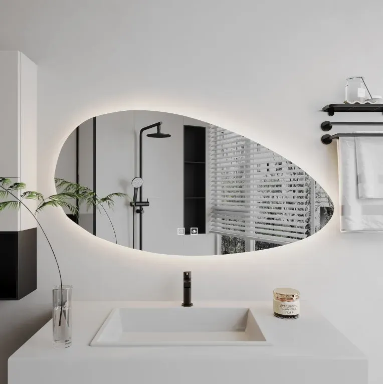 Alessandro Design Basic Touch Z012 oglinda LED ovala 80x50cm