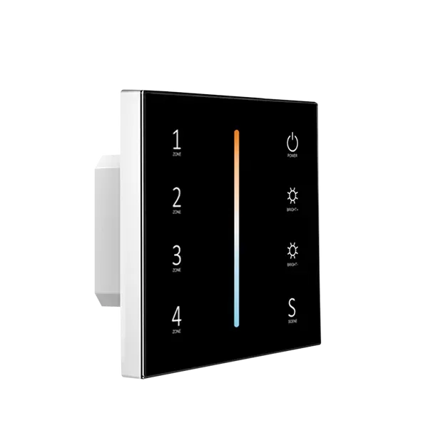 Aurora telecomandă perete bandă LED alb reglabil neagră