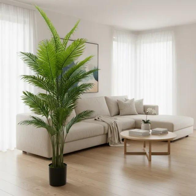 Alessandro Design Areca planta artificiala 190cm verde 25 frunze