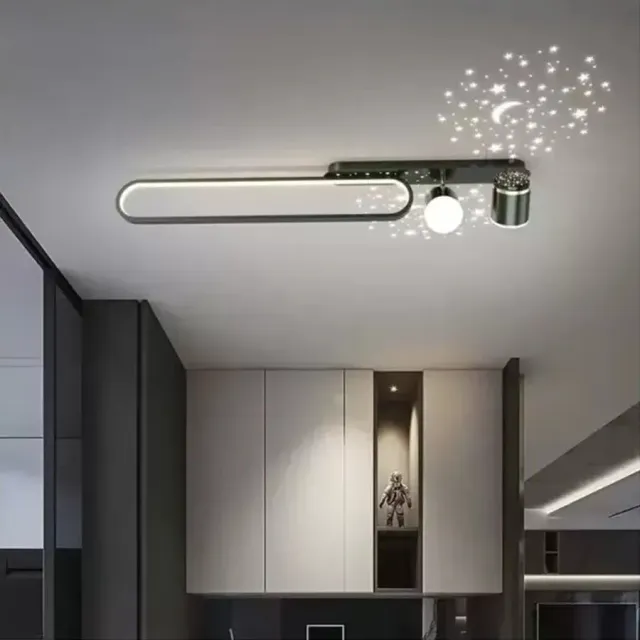 Alessandro Design Meissun lustra LED 44W neagra