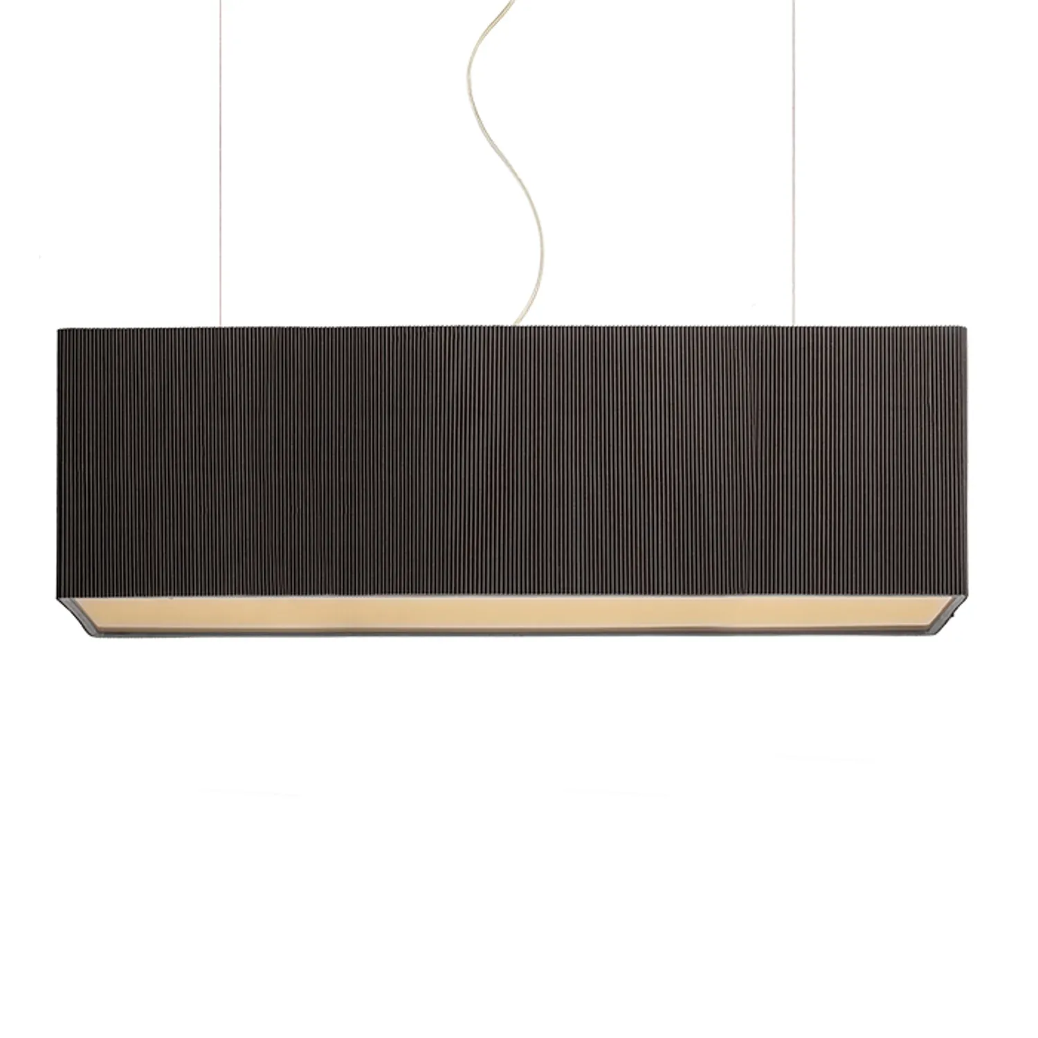Rendl Light Studio Lope pendul negru plisat 4xE27