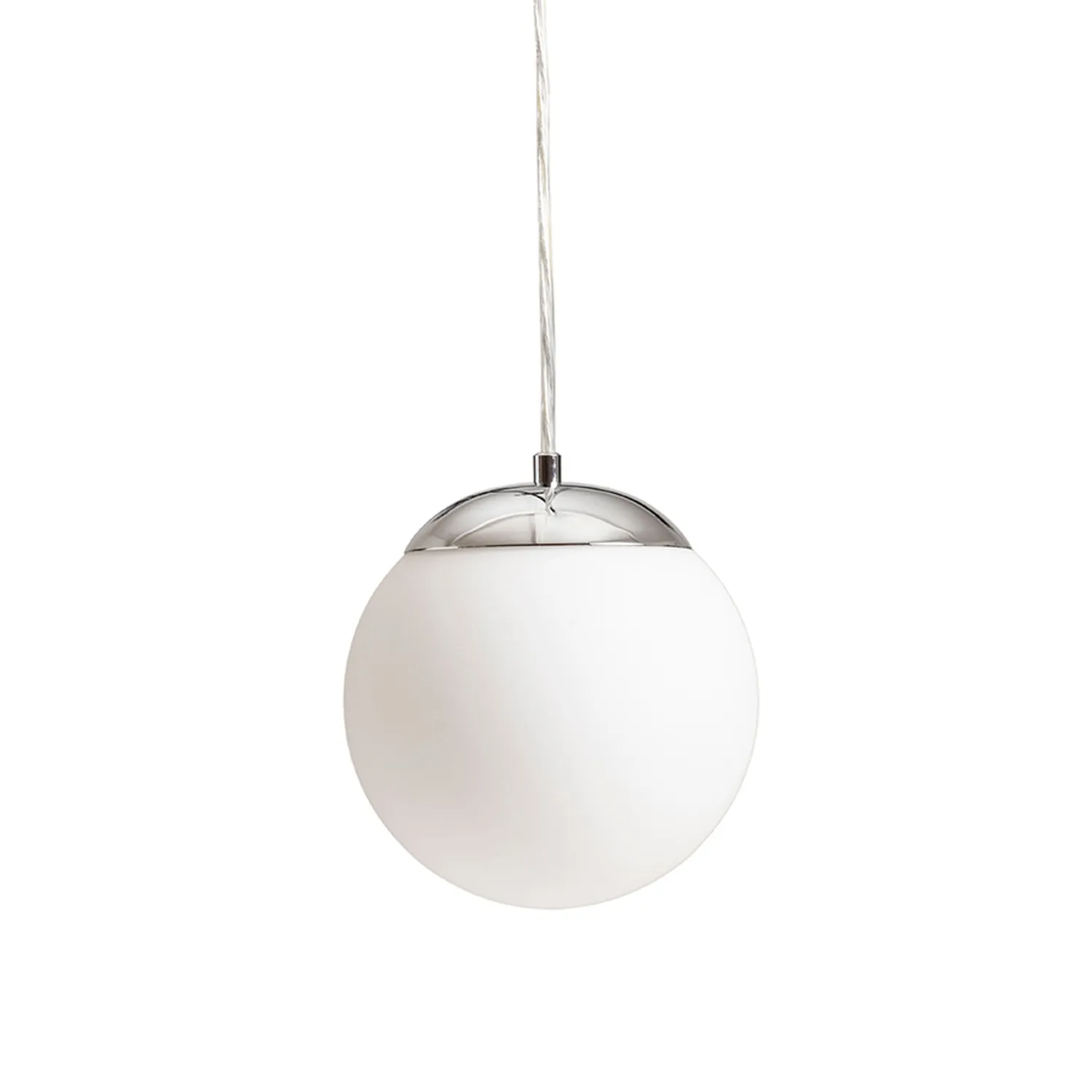 Rendl Bolly Pendel lampa suspendata opal crom pentru baie