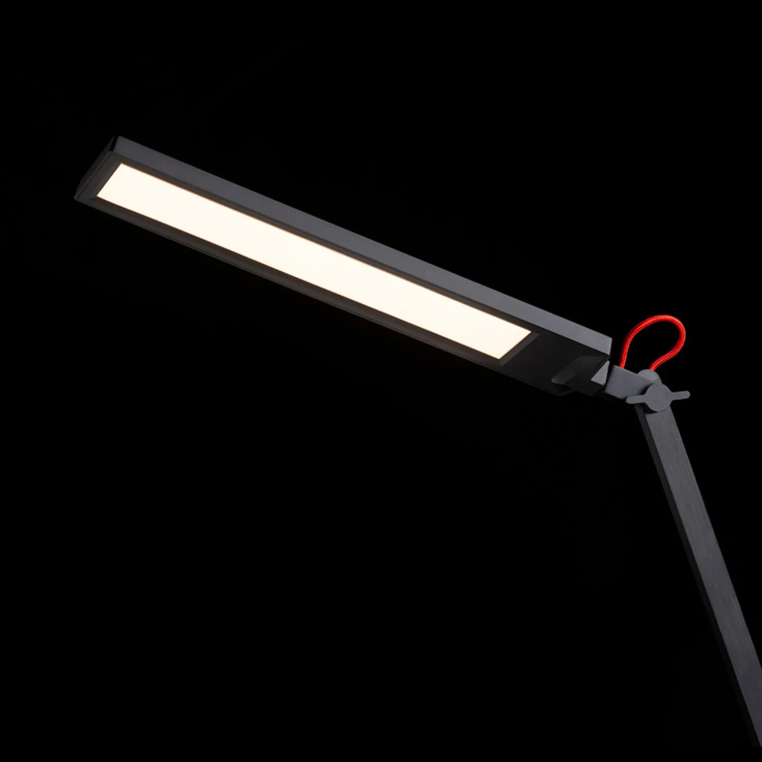 Rendl Light Studio Norma lampă birou LED negru roșu