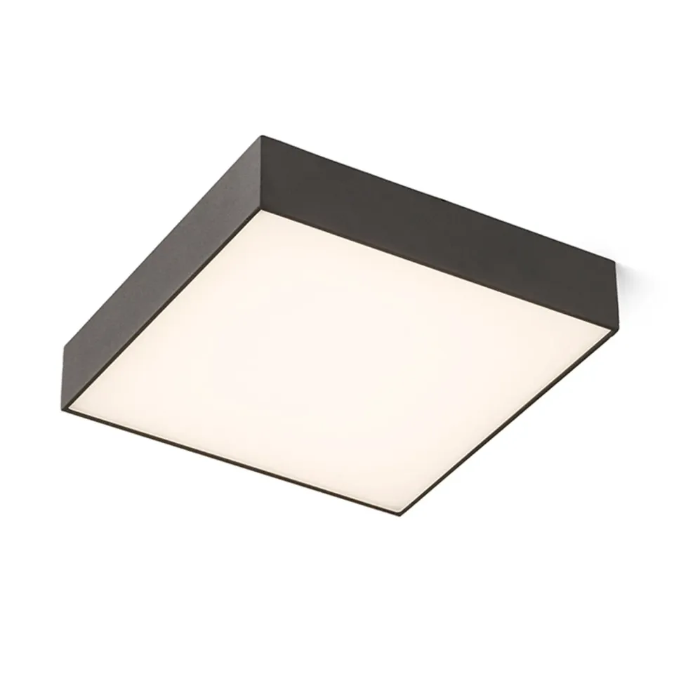 Rendl Larisa SQ 30 plafonieră neagră 3CCT cu LED integrat