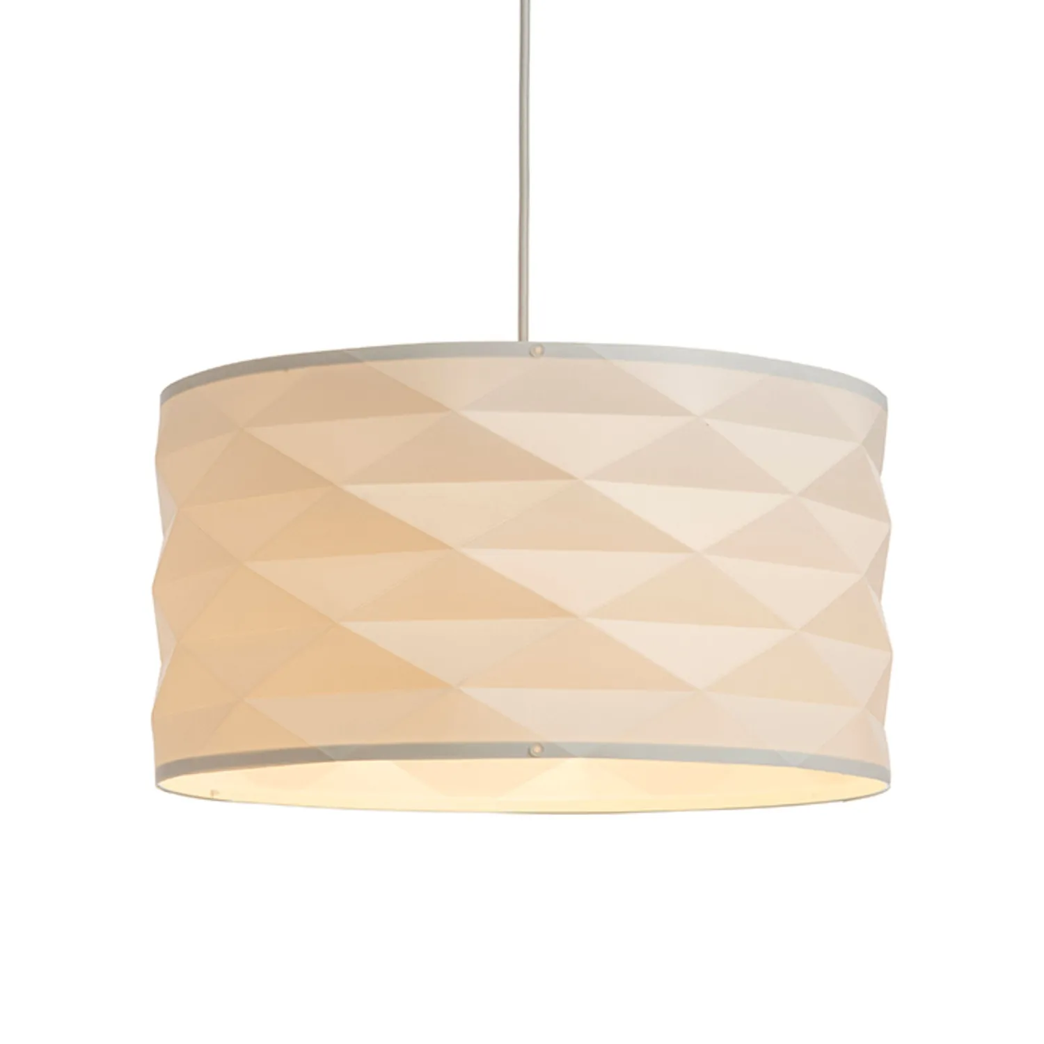 Rendl Light Studio Ezra abajur rotund alb PVC gri