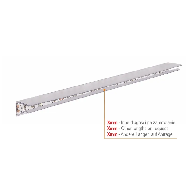 Furnika Zeta Glasline profil LED pentru mobila