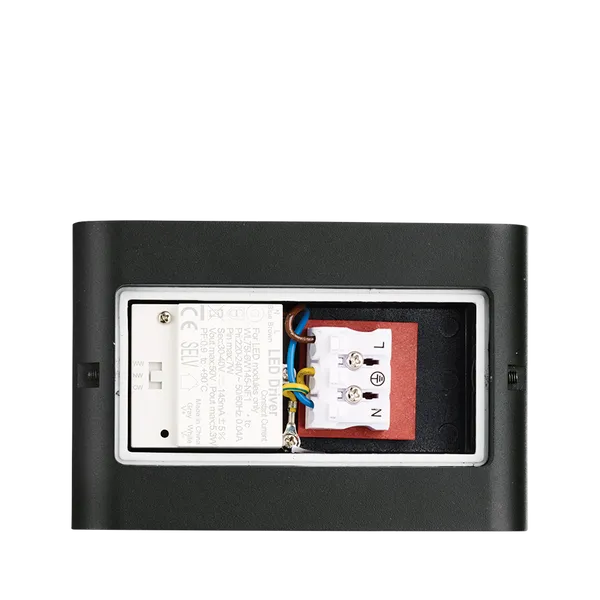 Aurora WallE aplica LED perete alba IP65 6W CCT