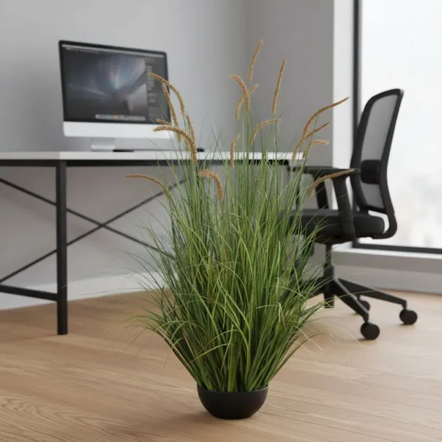 Alessandro Design iarbă artificială ornamentală 120cm 17 tije verde
