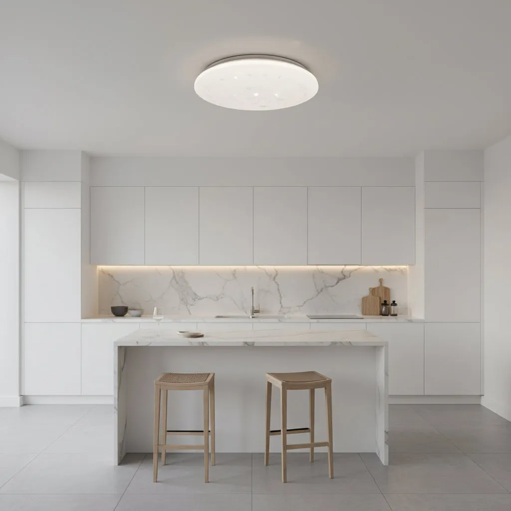 Alessandro Design Star plafoniera LED 35 cm alba 31W