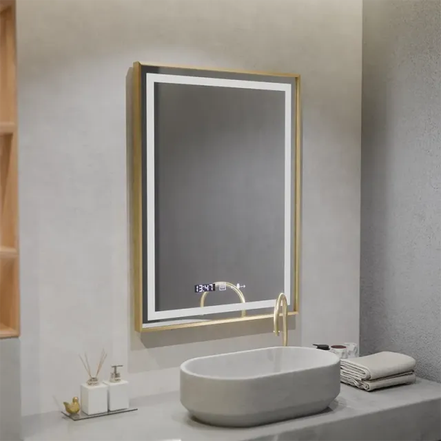 Alessandro Design Verite Royale Gold MotionGlow Marcello Oglinda LED 60x80cm