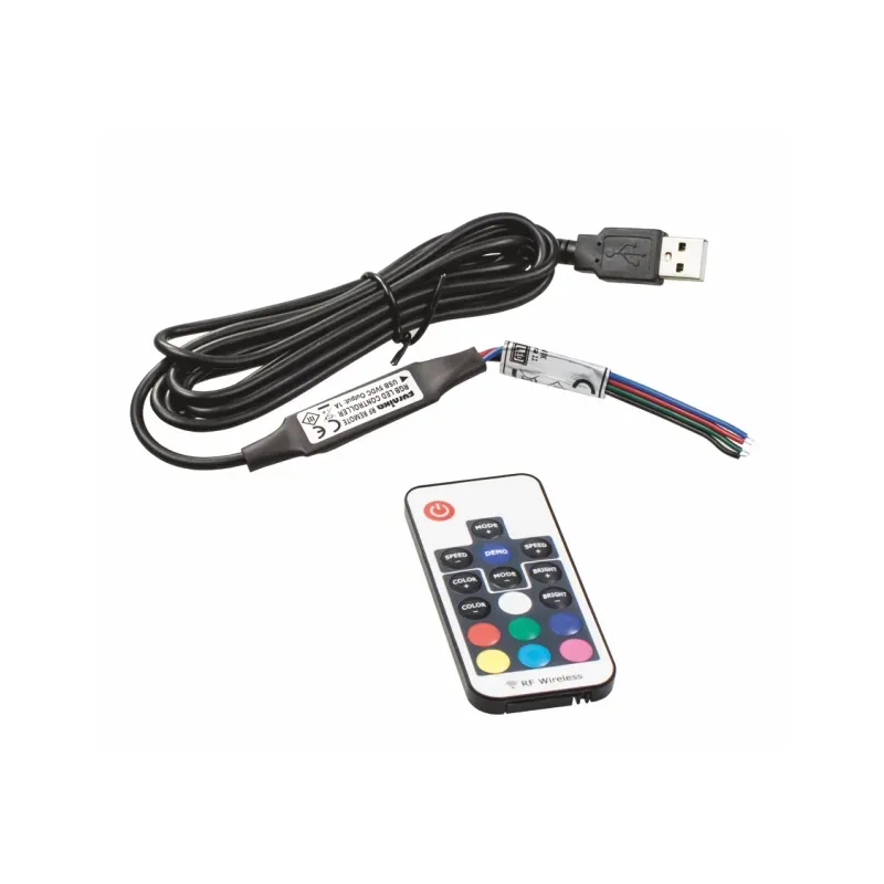 Furnika RF controller LED RGB USB cu telecomanda