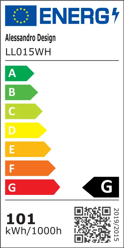 Alessandro Design Dolia 101W lustra LED alba 50x50cm
