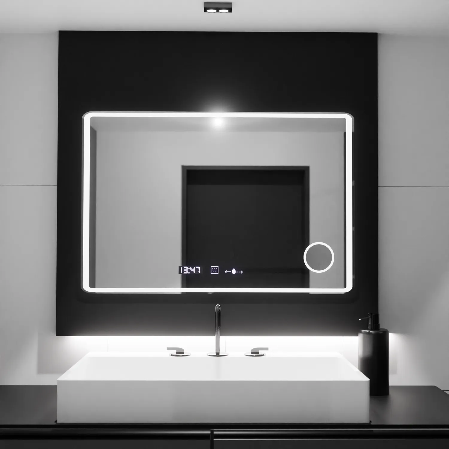 Alessandro Design Aura Riflesso Puro MotionGlow Marcello oglinda LED 100x60