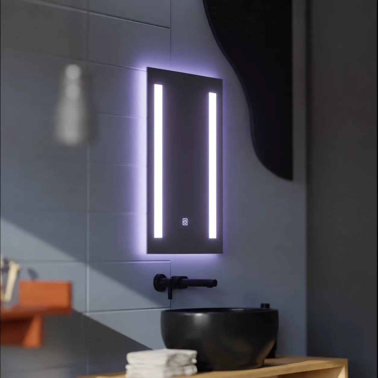Alessandro Design C206S oglindă LED 50x70cm touch dimabilă