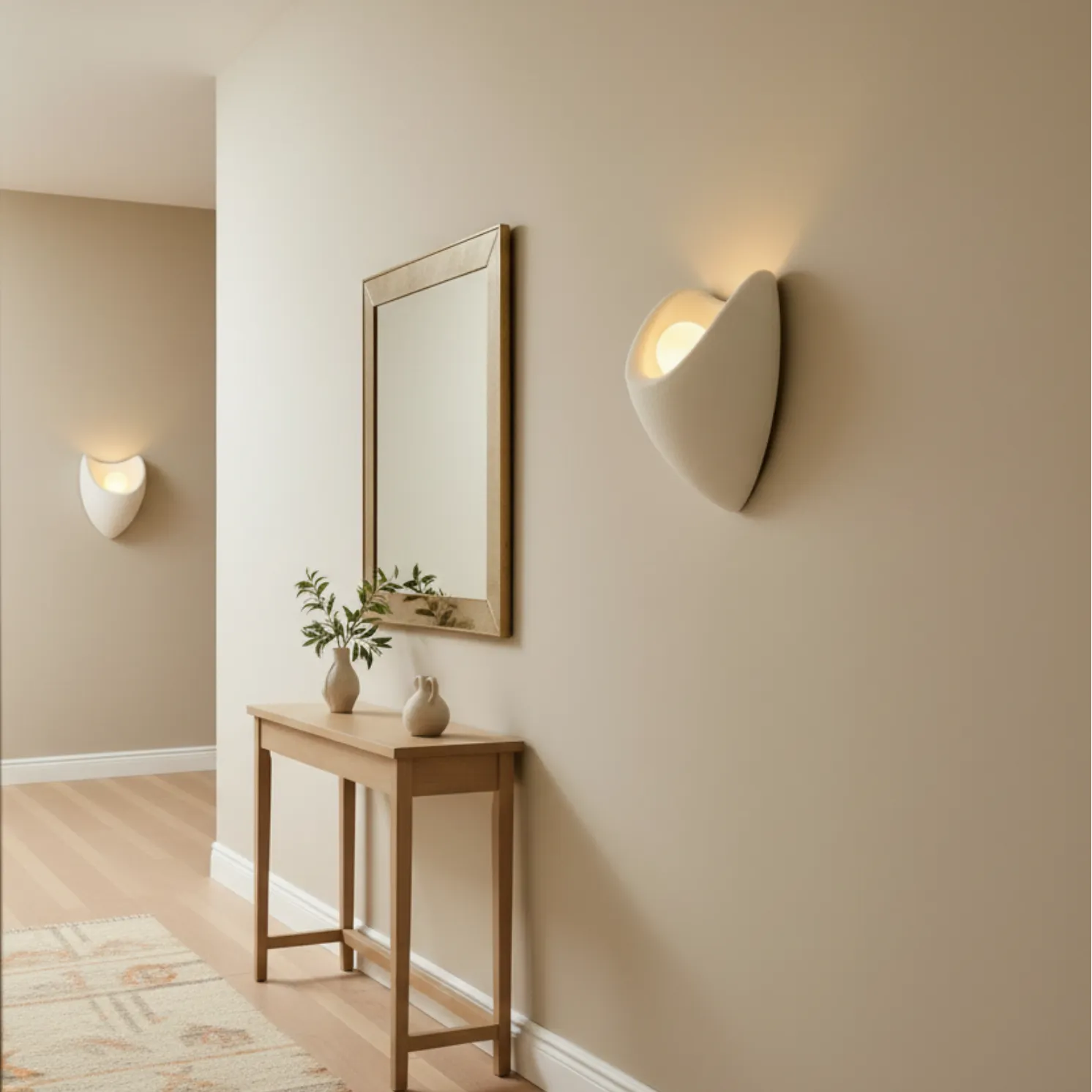 Alessandro Design Conno aplică perete albă 26cm E27 decorativă