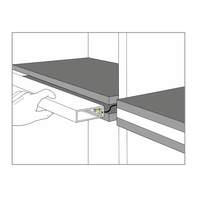 Furnika Profil 15×50 profil aluminiu LED încastrat