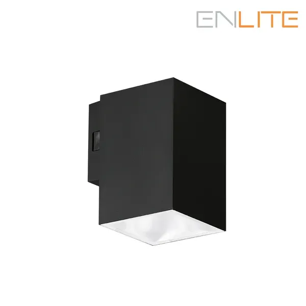 Enlite aplică perete exterior IP65 5W 510lm pătrată