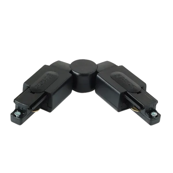 Aurora conector ajustabil șină negru monofazat