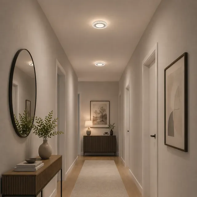 Alessandro Design Celun lustra LED 33W alba 21cm