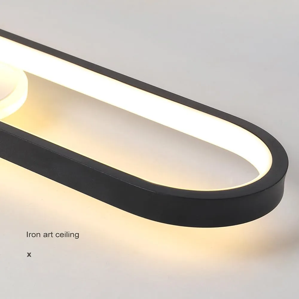 Alessandro Design Fisso Camilla lustra LED 69W neagra